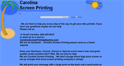 Desktop Screenshot of carolinascreenprinting.com